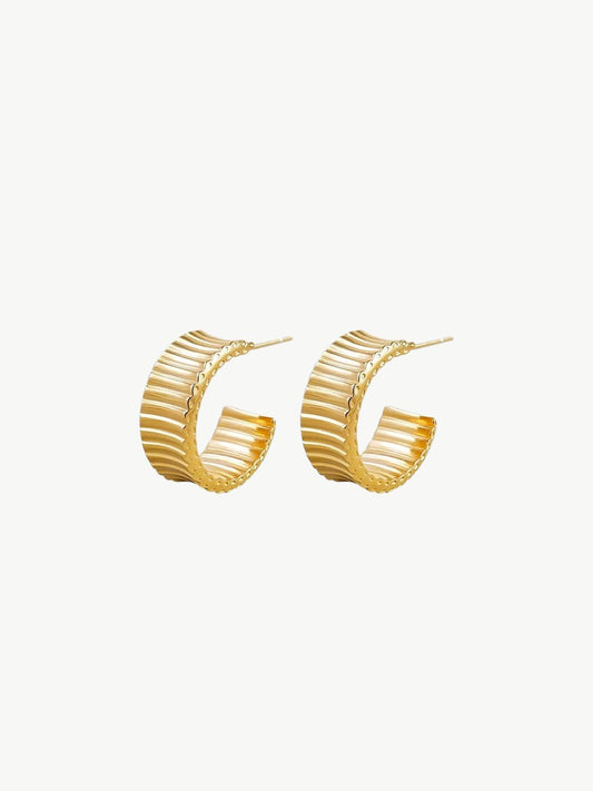 C-Hoop Earrings