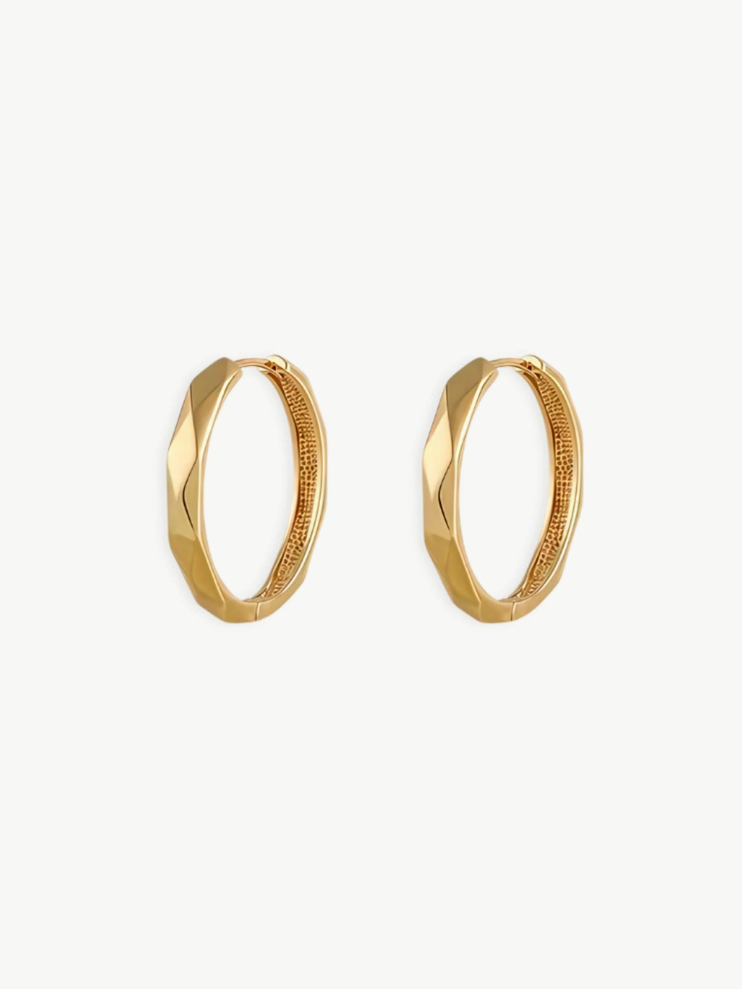 Diamond Edge Hoops-Earrings-SoulAdorne