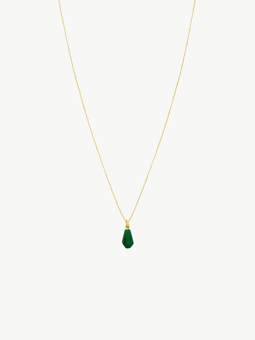 Faceted Crystal Drop Necklace