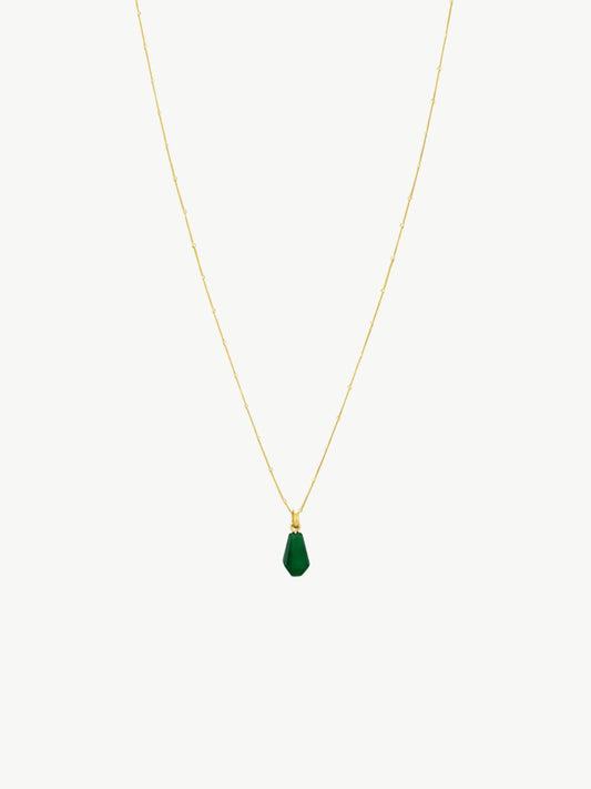 Faceted Crystal Drop Necklace