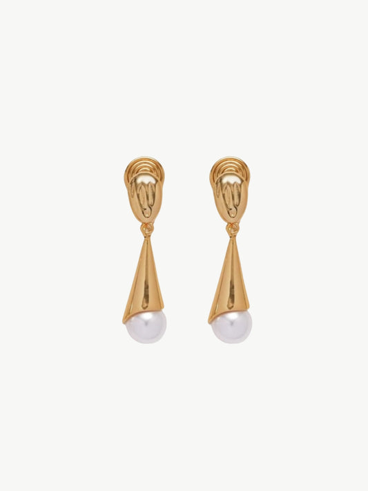 Hourglass Charm Earrings-Earrings-SoulAdorne