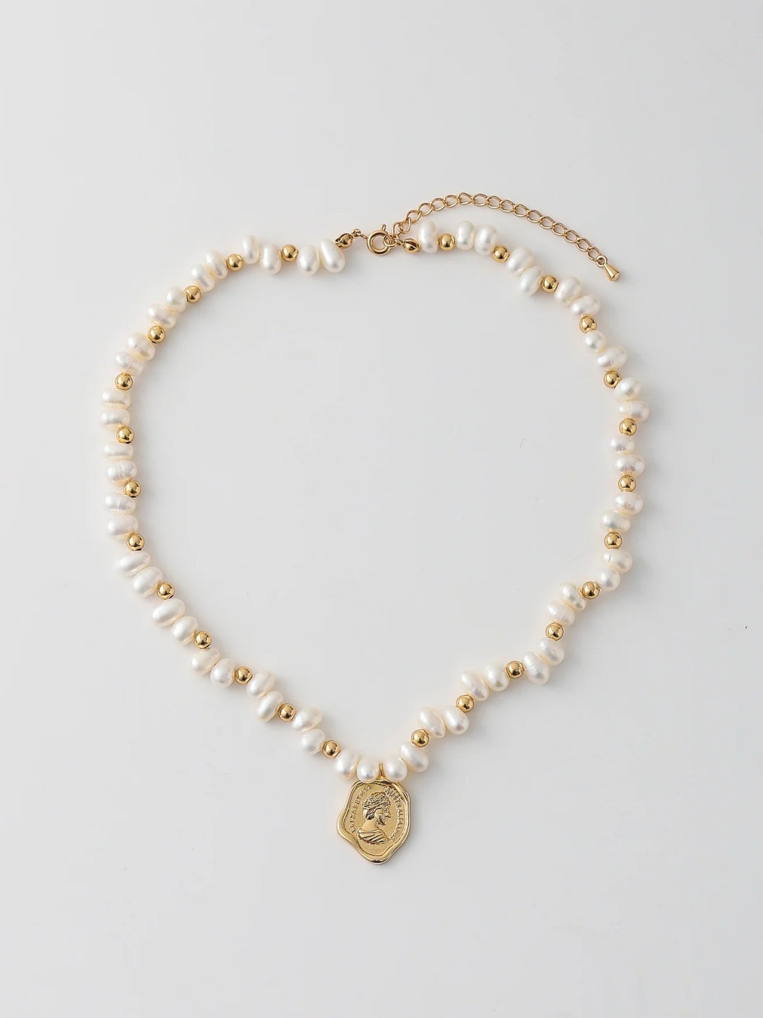 Elysian Grace Pearl Necklace-Necklaces-SoulAdorne
