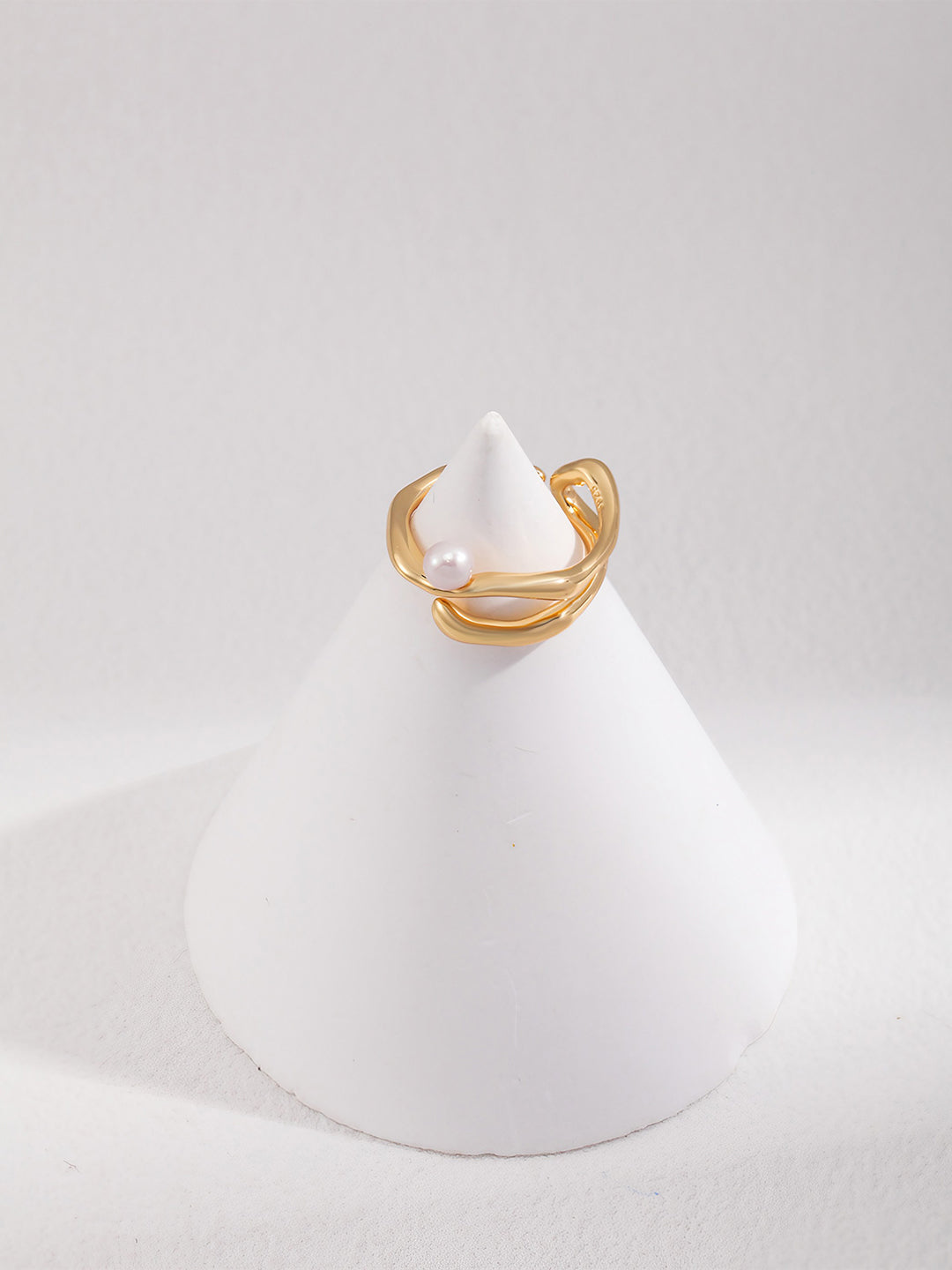 Pearlescent Embrace Ring-Rings-SoulAdorne