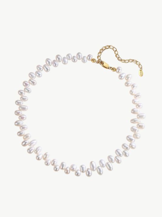 Lustrous Elegance Pearl Necklace-Necklaces-SoulAdorne