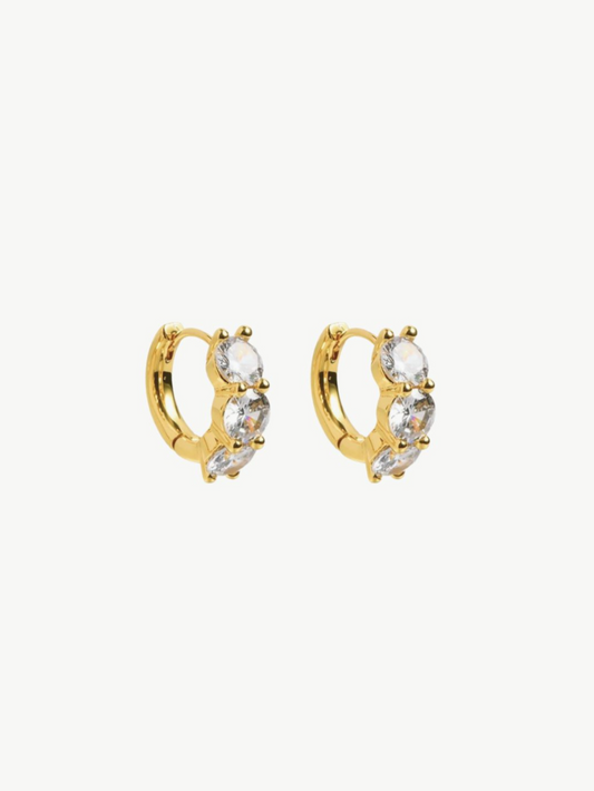Luxe Glow Hoop Earrings