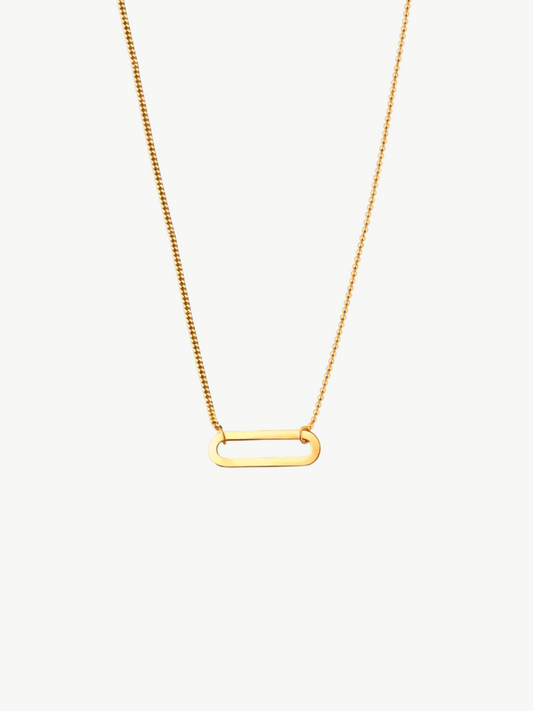 Minimalist Plate Pendant Necklace-Necklaces-SoulAdorne