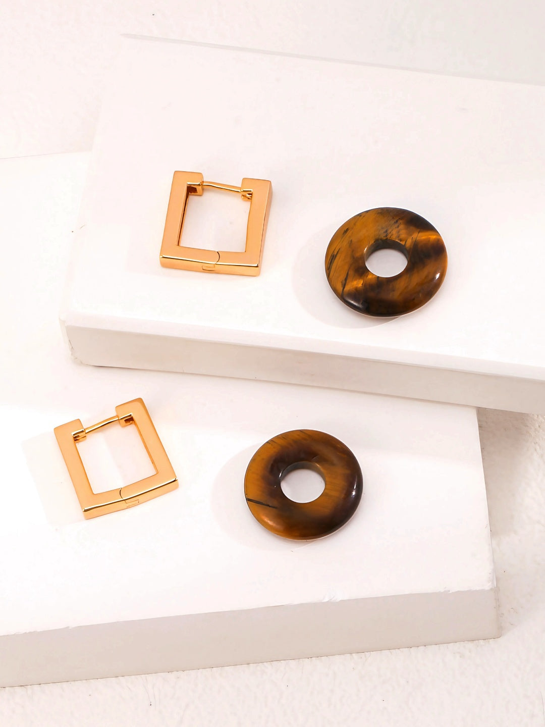 Mystic Duo Loop Earrings-Earrings-SoulAdorne