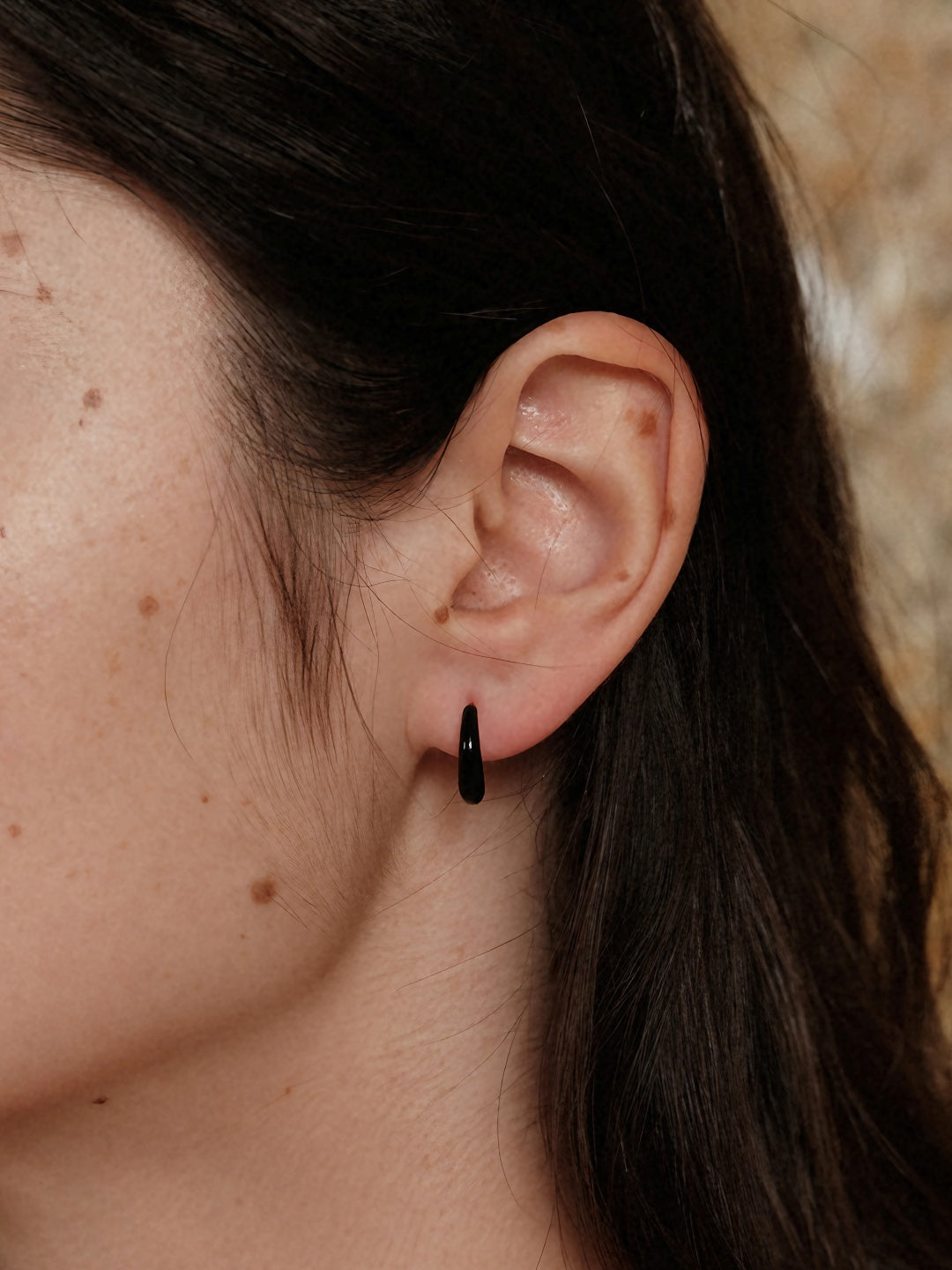 Crimson Velvet Hoop Earrings-Earrings-SoulAdorne