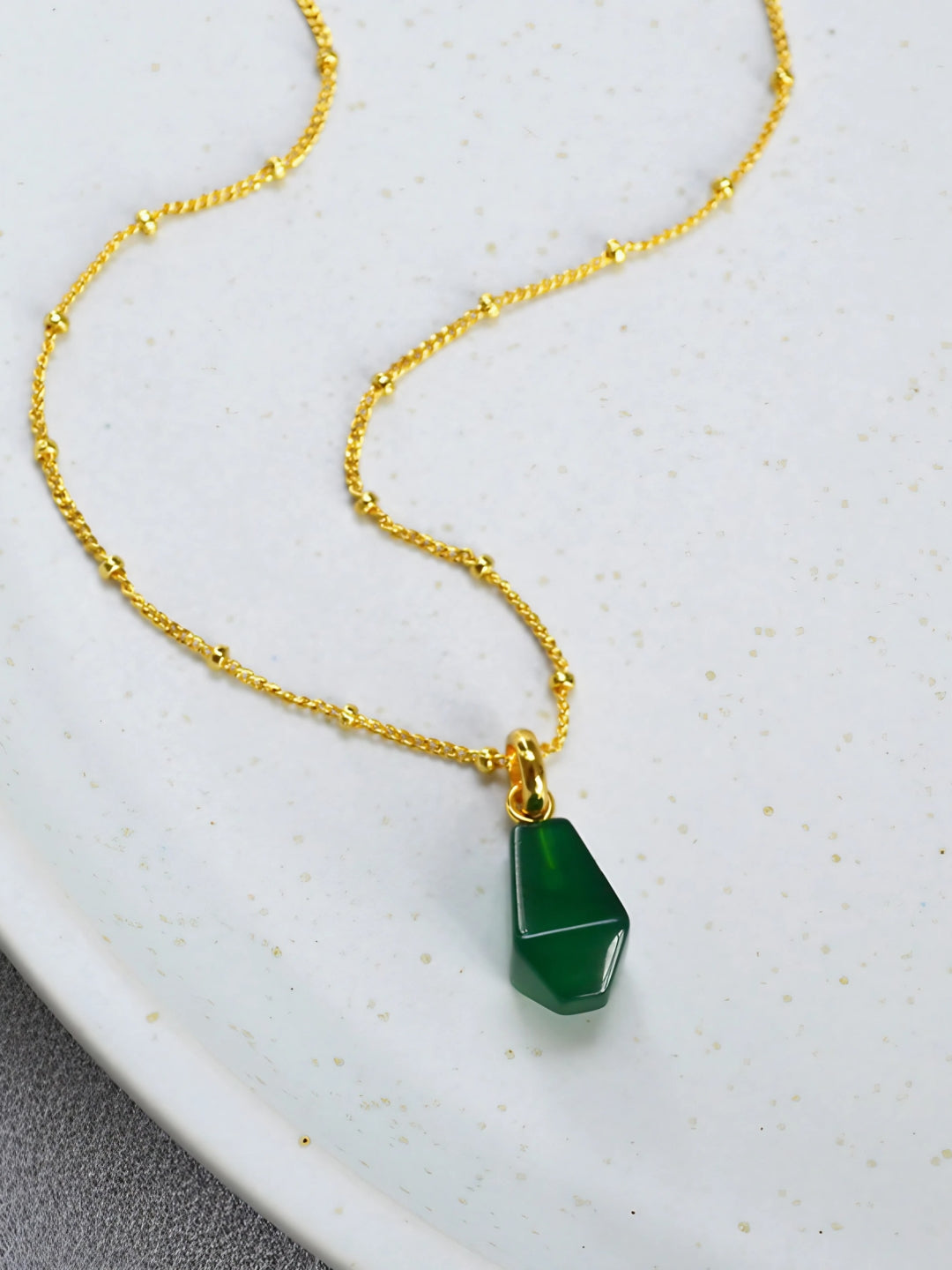 Natural Stone Pendant Necklace-Necklaces-SoulAdorne