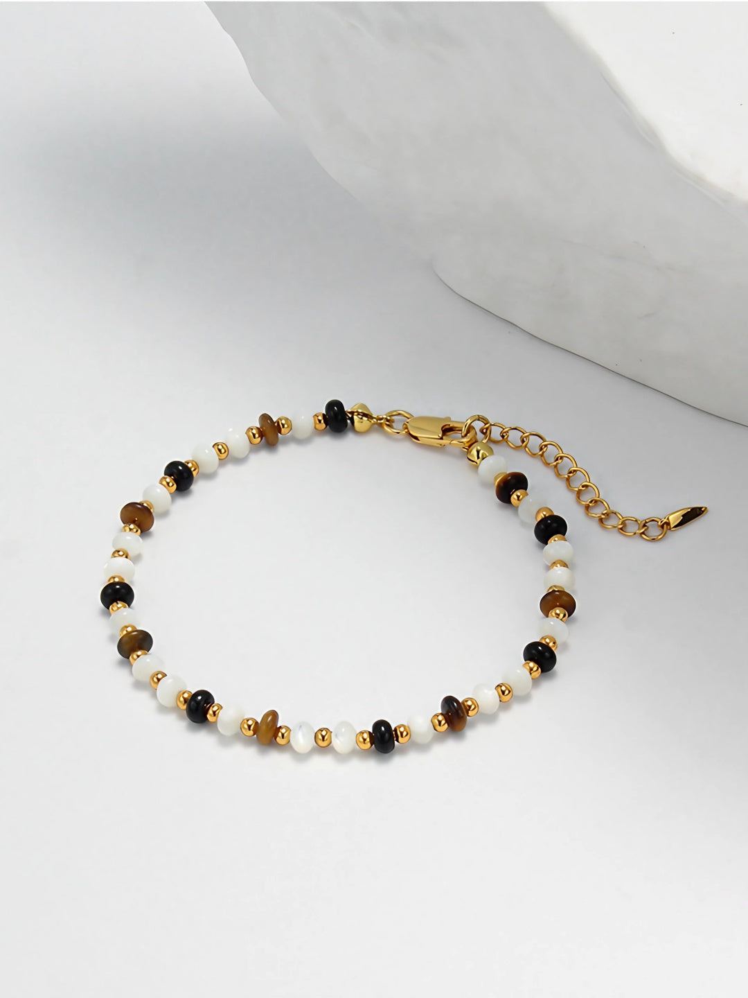 Golden Soul Bead Bracelet-Bracelets-SoulAdorne