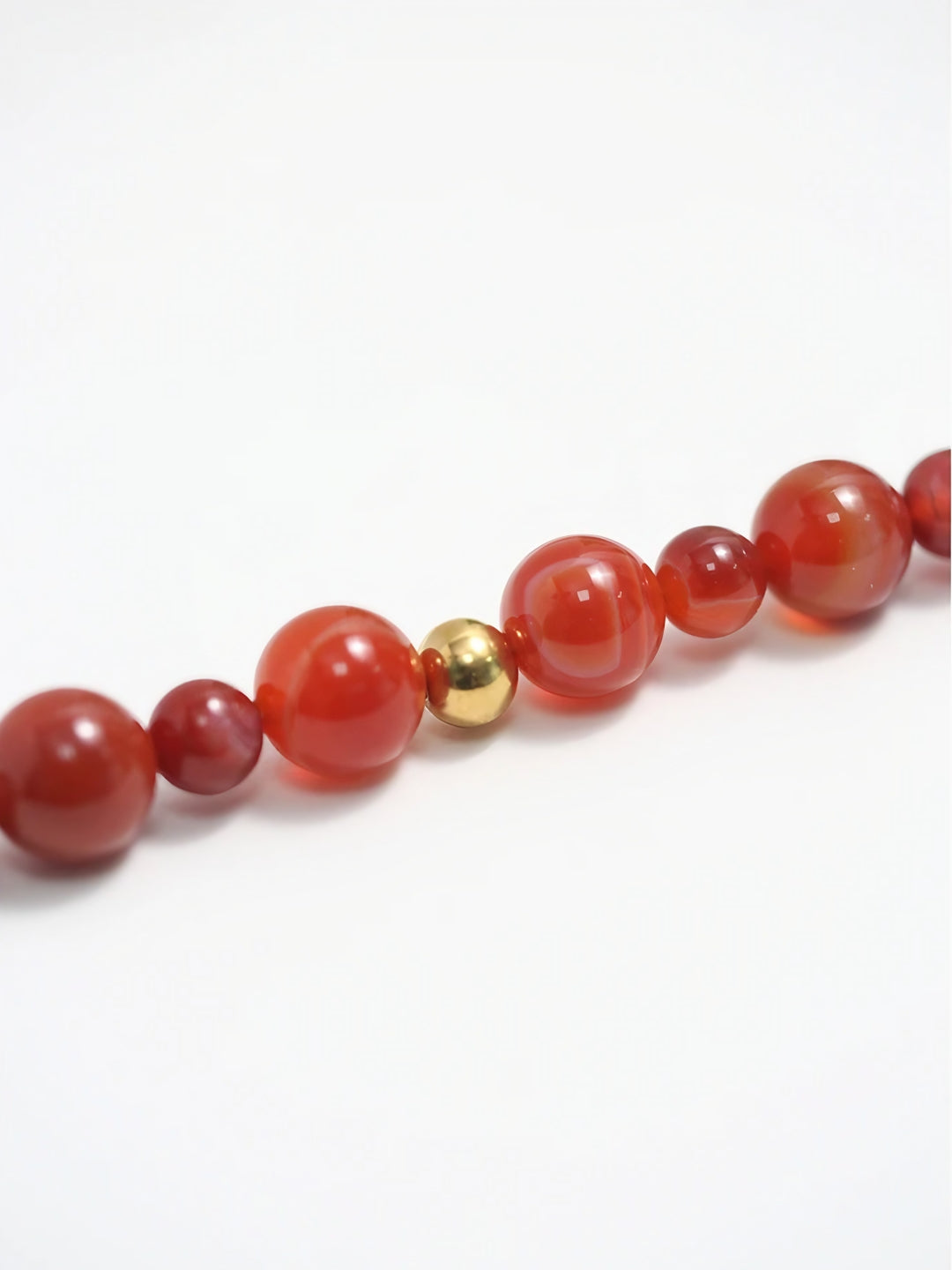 Bold Red Bead Necklace-Necklaces-SoulAdorne
