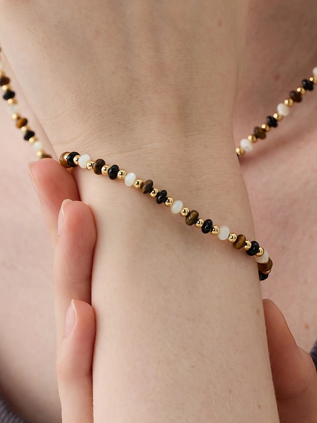 Golden Soul Bead Bracelet-Bracelets-SoulAdorne