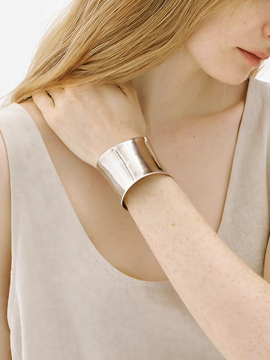 Bold Serenity Cuff Bracelet-Bracelets-SoulAdorne