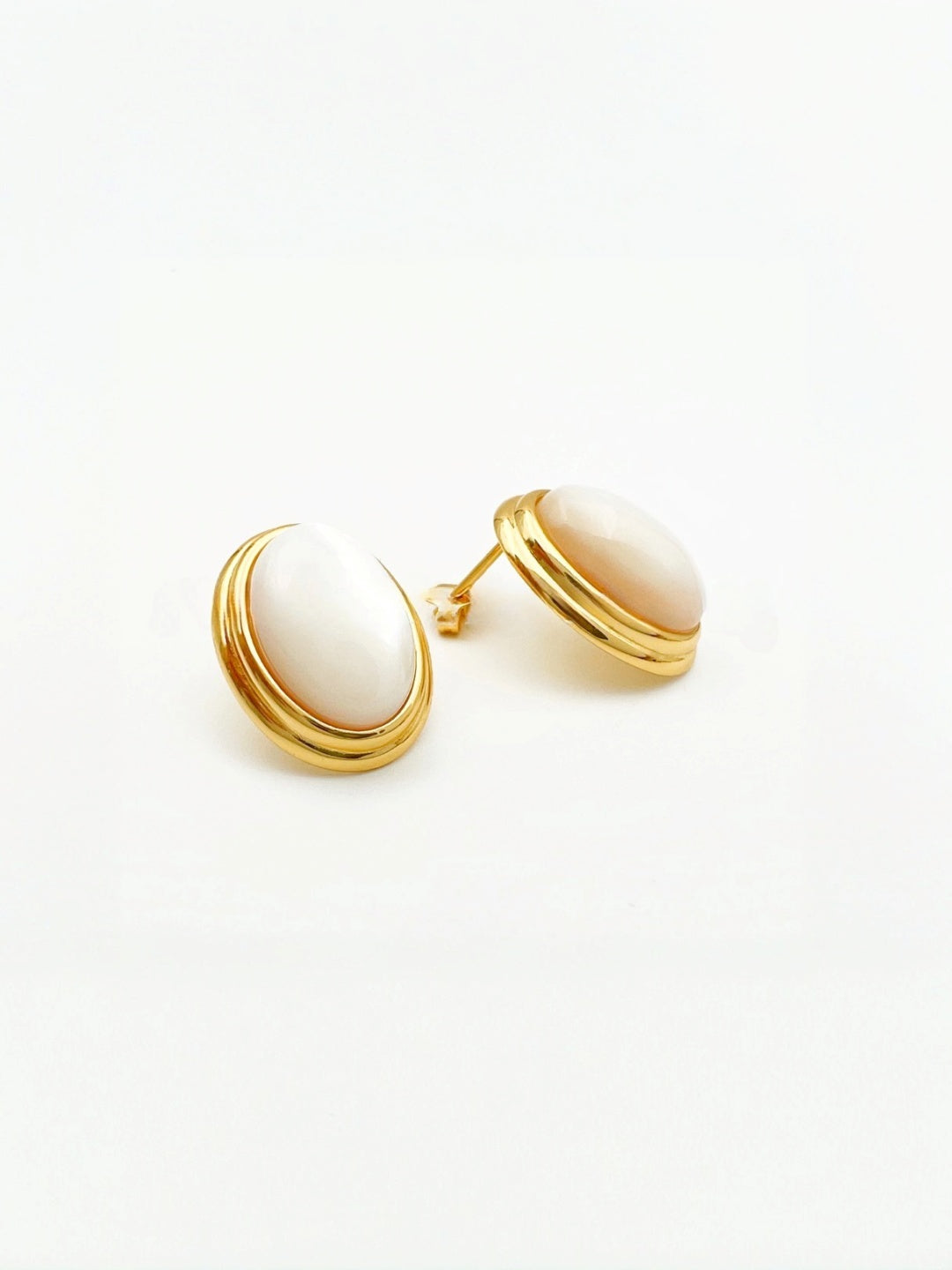 Luna Craft Stud Earrings-Earrings-SoulAdorne