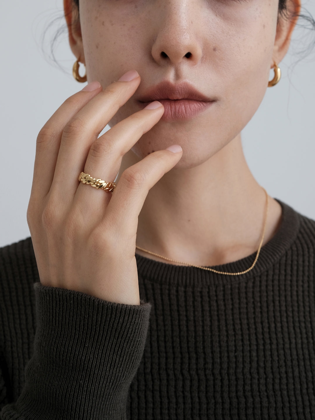 Braided Open Band Ring-Rings-SoulAdorne