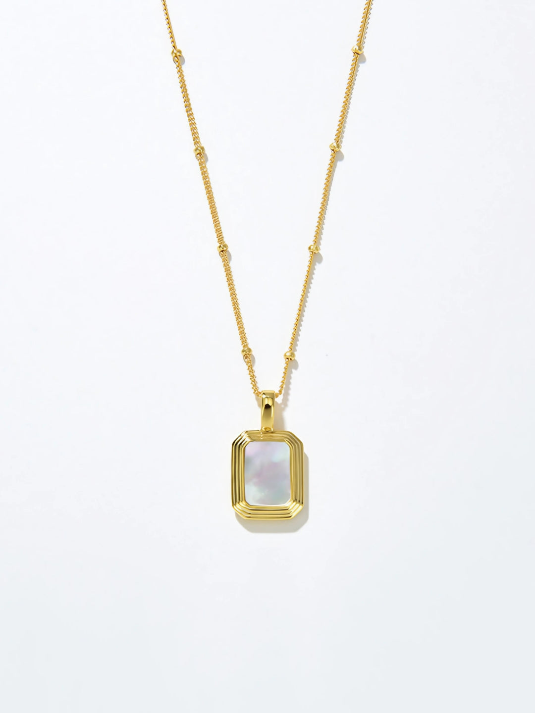 Geometric Reversible Pendant Necklace-Necklaces-SoulAdorne