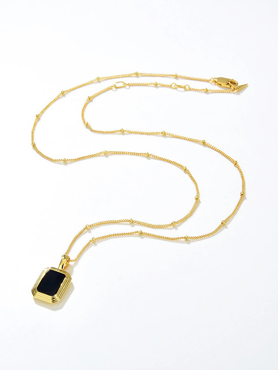 Geometric Reversible Pendant Necklace-Necklaces-SoulAdorne