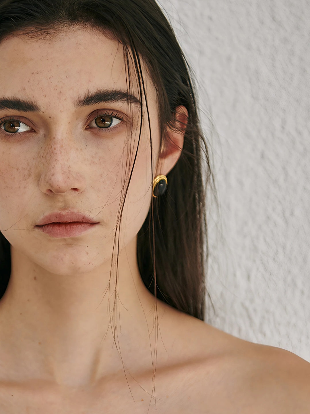 Luna Craft Stud Earrings-Earrings-SoulAdorne