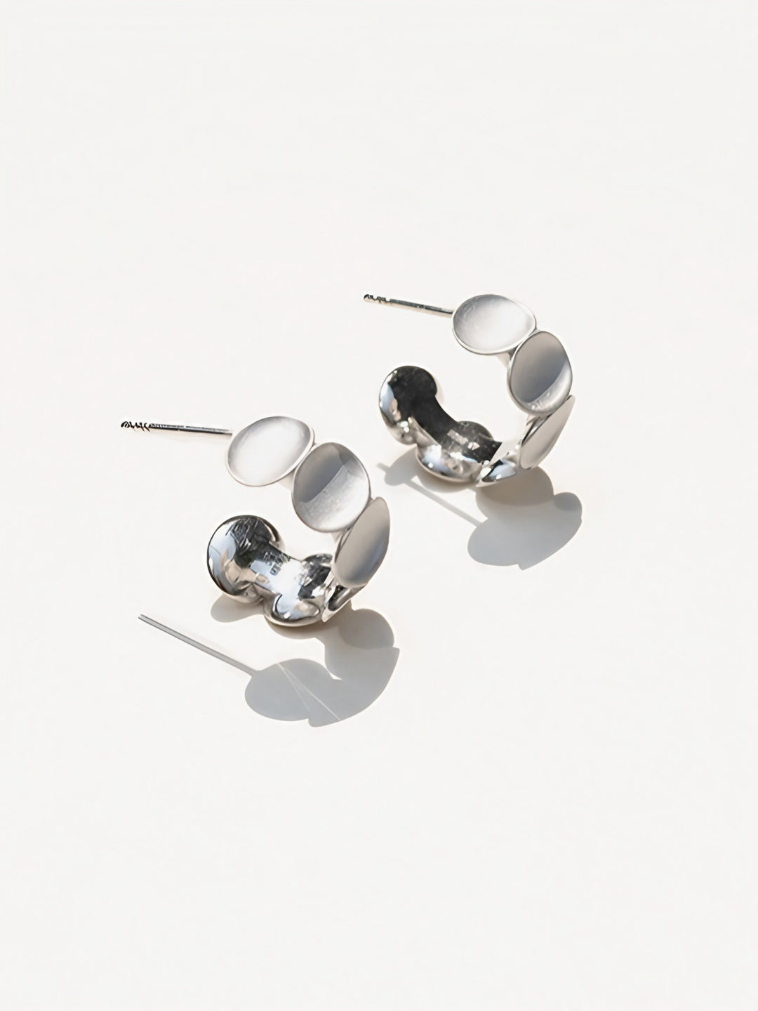 LuxeCurve Hoop Earrings-Earrings-SoulAdorne