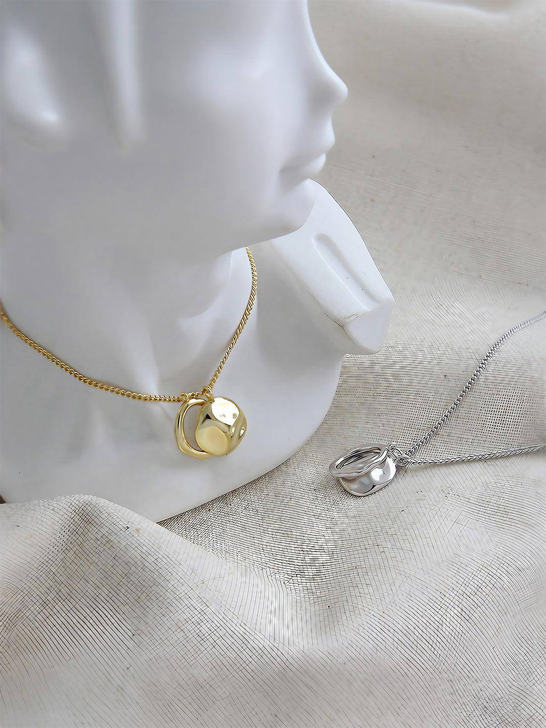 Orbital Twin Necklace-Necklaces-SoulAdorne