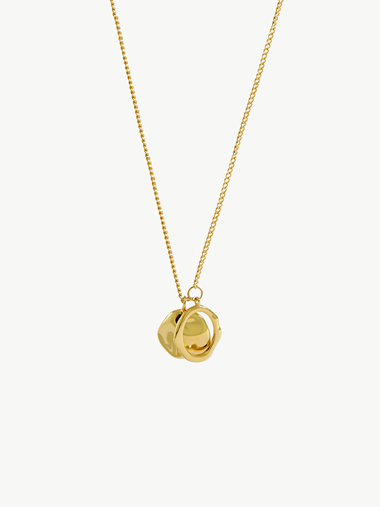 Orbital Twin Necklace