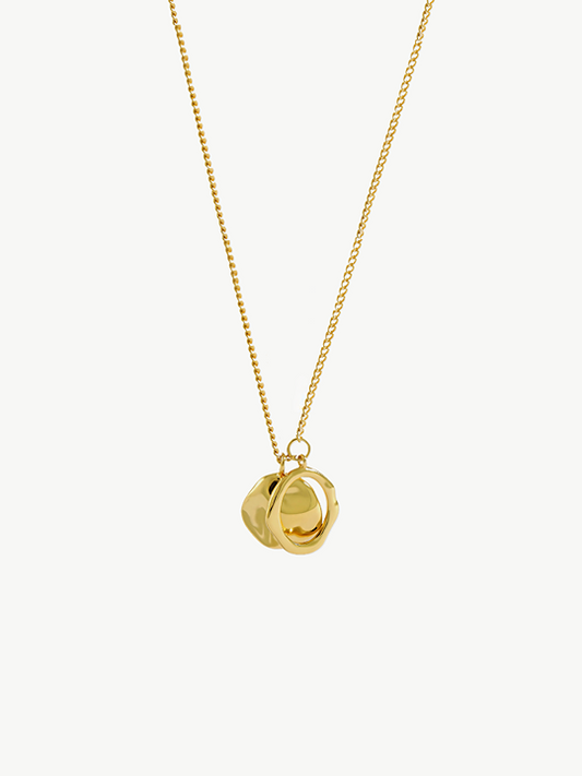 Orbital Twin Necklace
