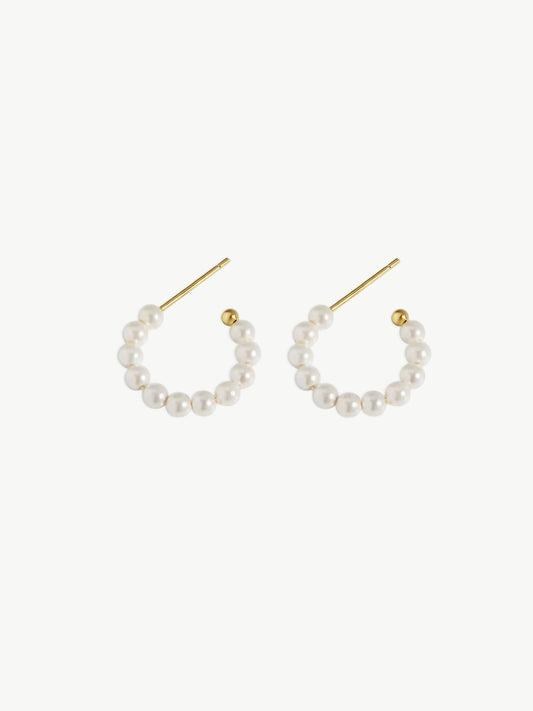 Pearlescent Halo Hoops-Earrings-SoulAdorne