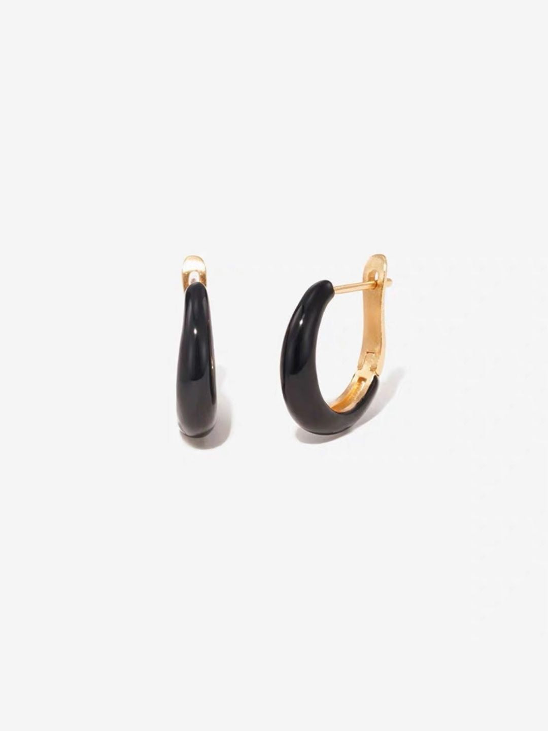 Crimson Velvet Hoop Earrings-Earrings-SoulAdorne