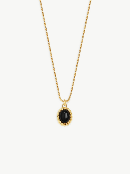 Mystic Aura Oval Necklace