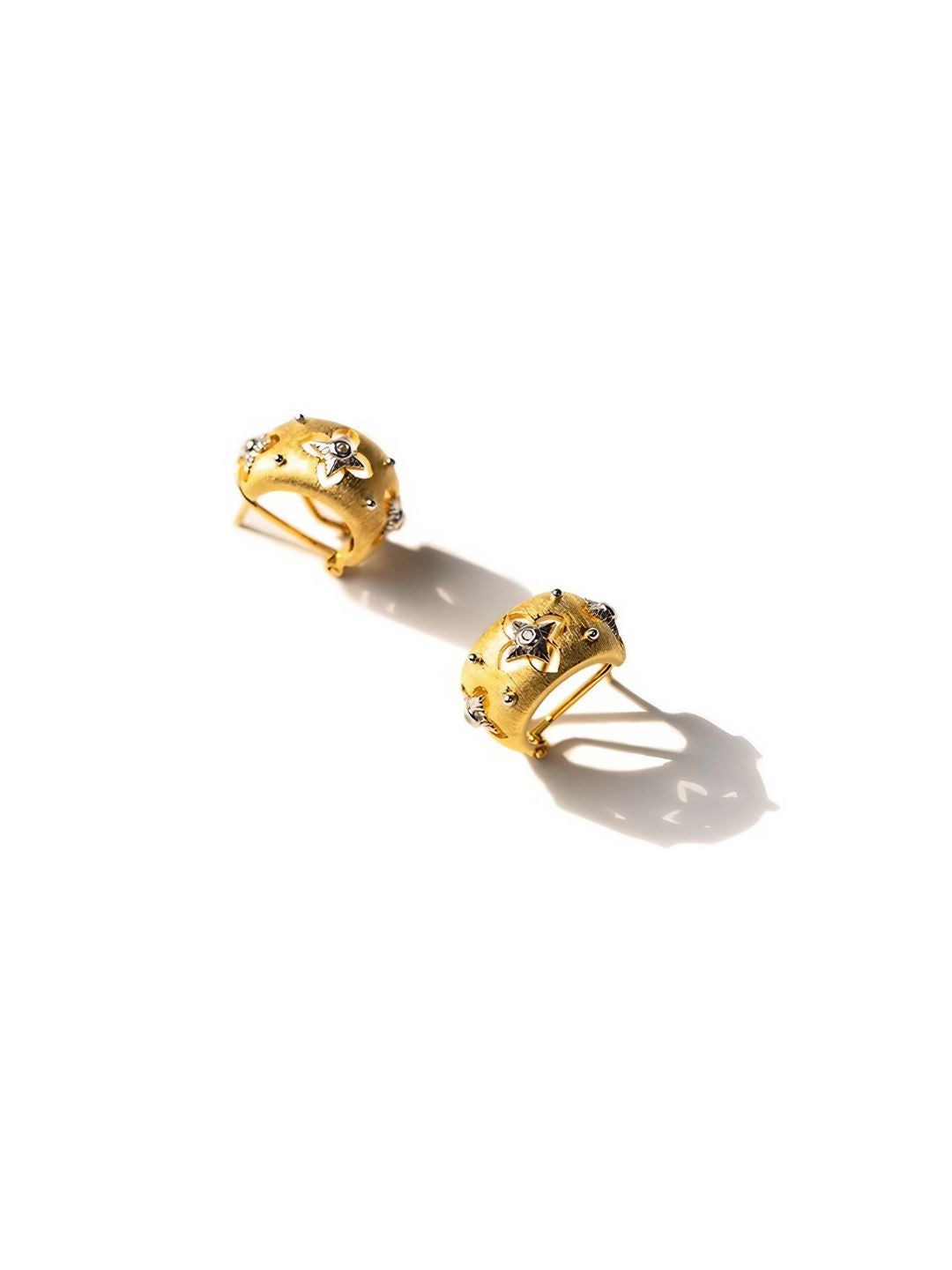 Stellar Hoop Earrings-Earrings-SoulAdorne