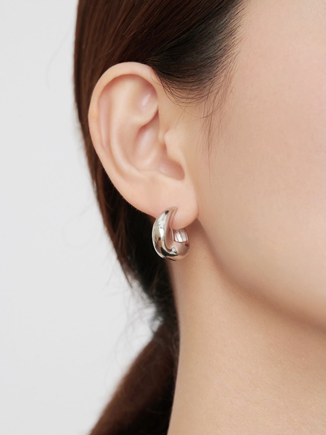 Teardrop Hoop Earrings-Earrings-SoulAdorne