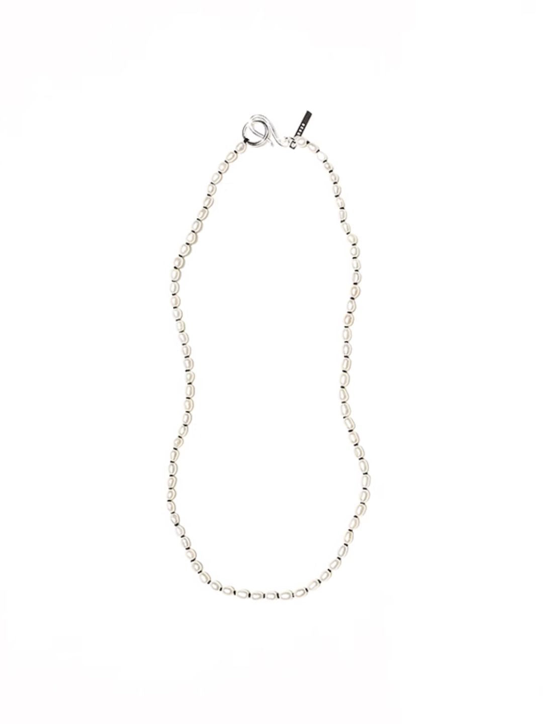 Rice Pearl Toggle Necklace-Necklaces-SoulAdorne