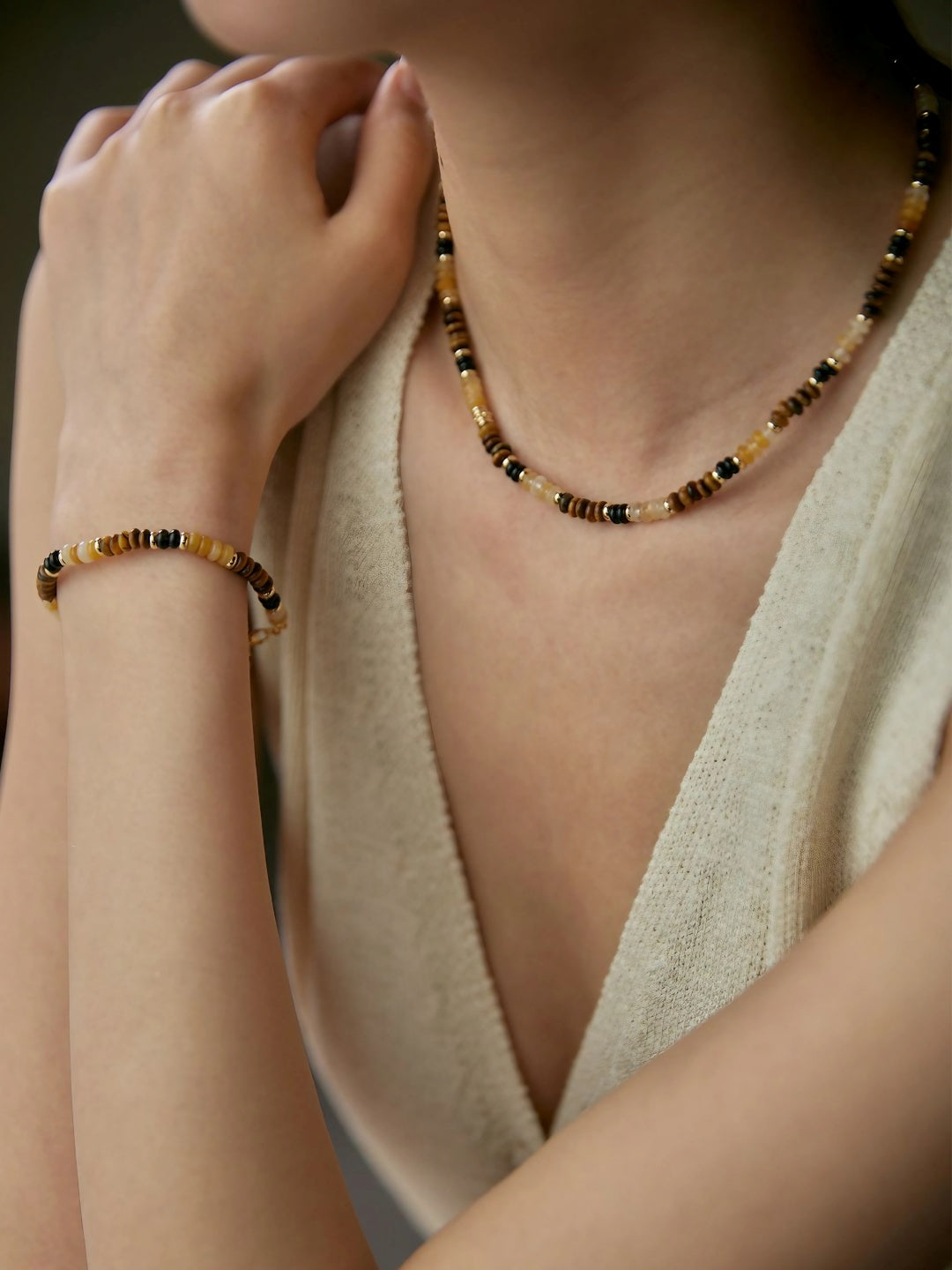 Fortune Tiger Eye Bracelet-Bracelets-SoulAdorne