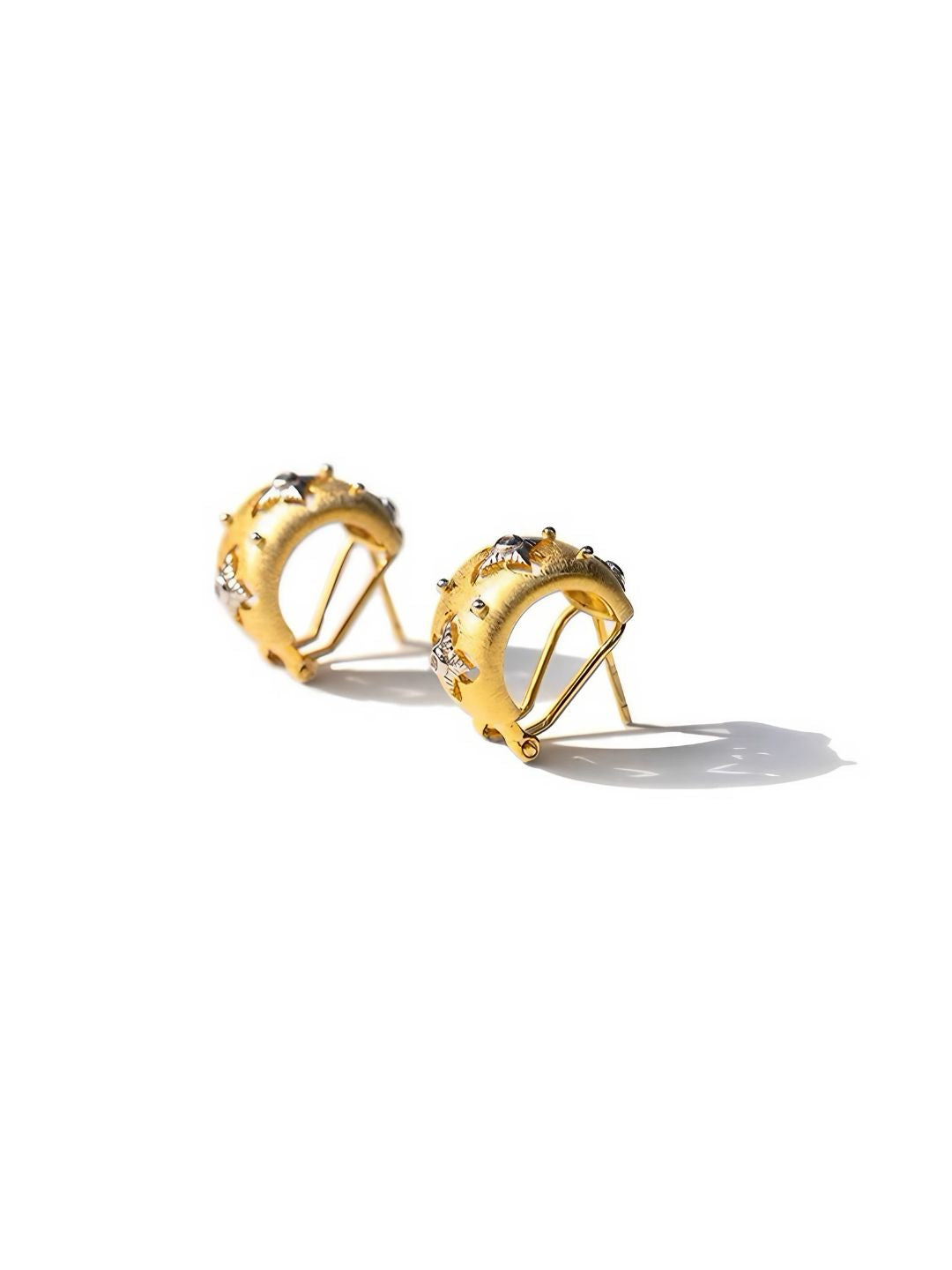 Stellar Hoop Earrings-Earrings-SoulAdorne