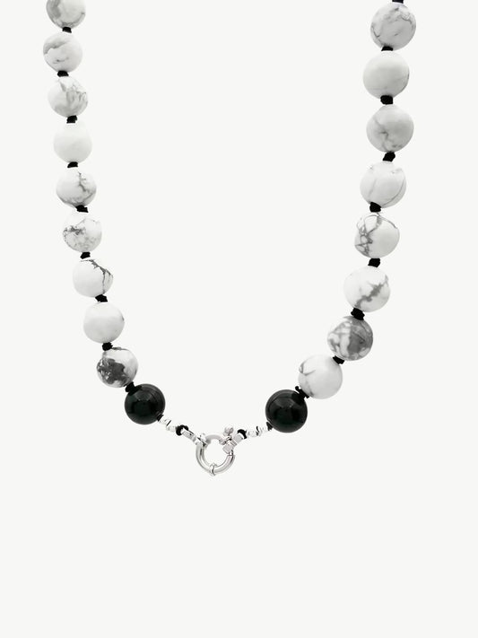 Contrast Bead Toggle Necklace-Necklaces-SoulAdorne