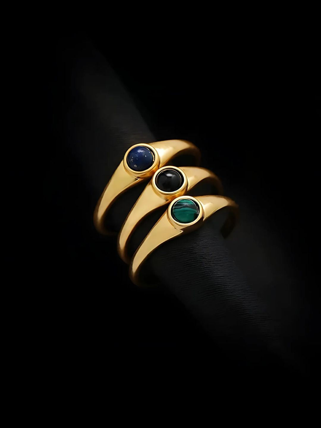 Minimal Stone Accent Ring-Rings-SoulAdorne