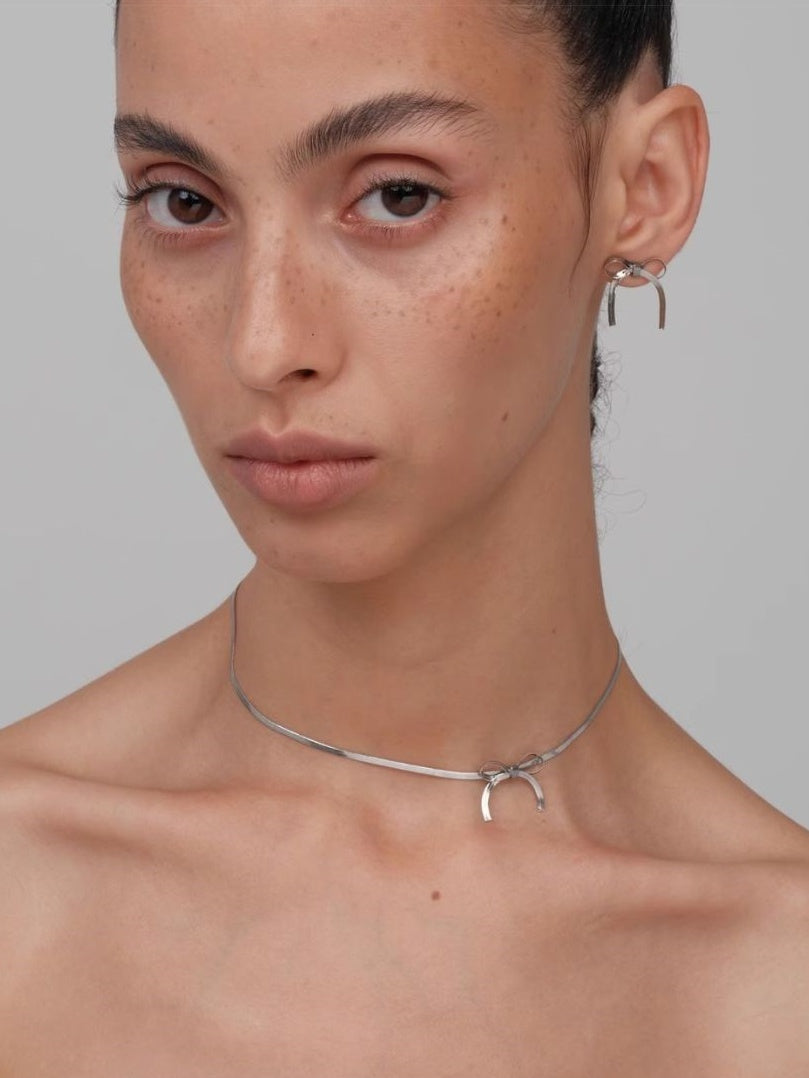 Bowtie Stud Earring