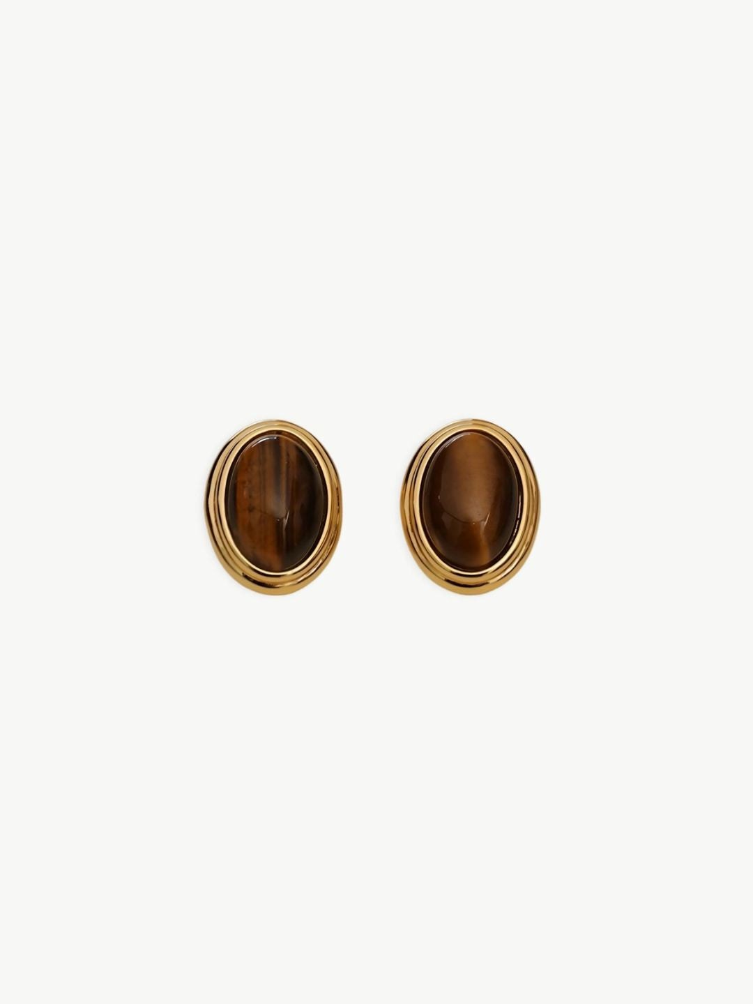 Luna Craft Stud Earrings-Earrings-SoulAdorne