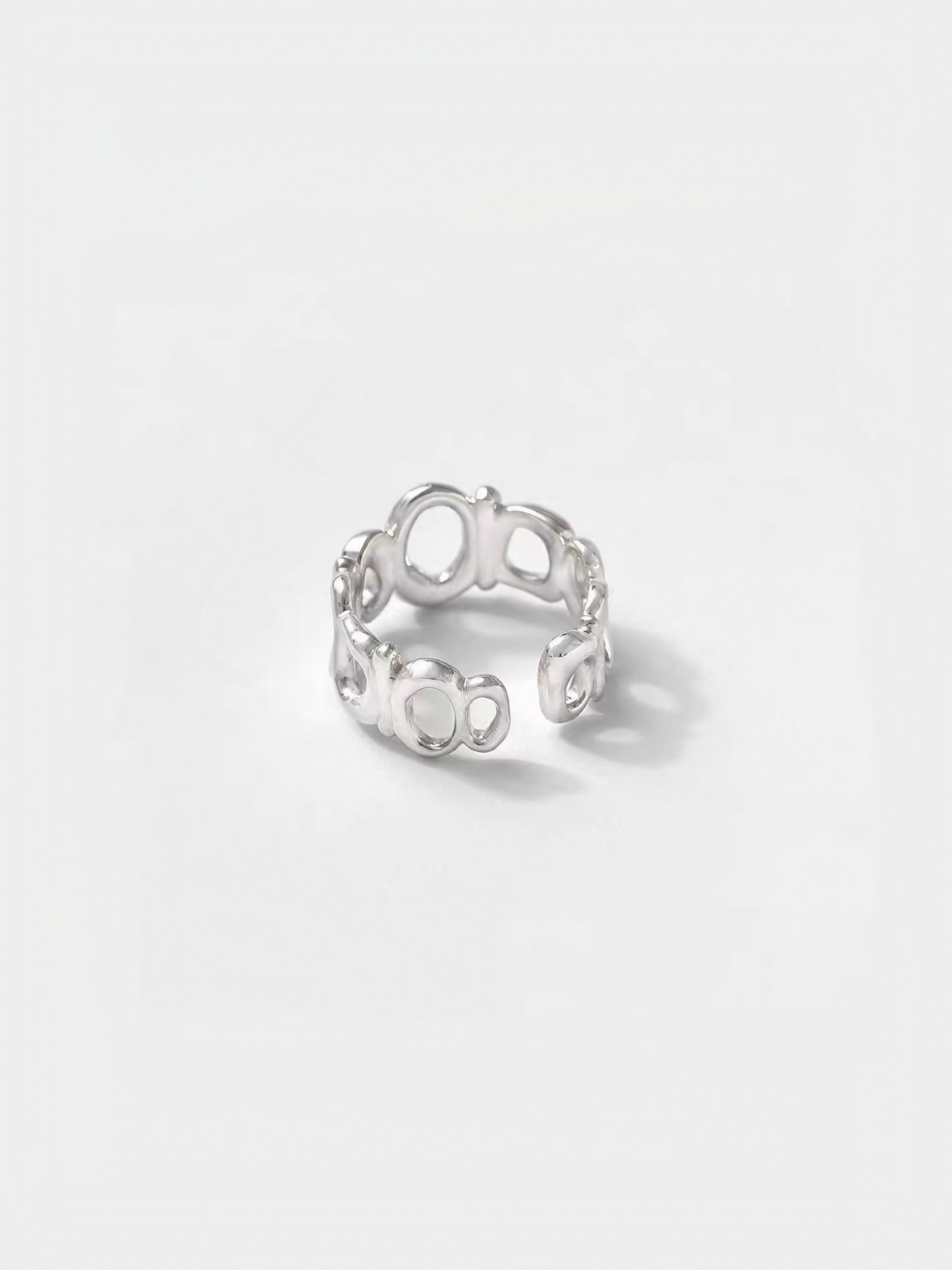 Abstract Hollow Adjustable Ring-Rings-SoulAdorne