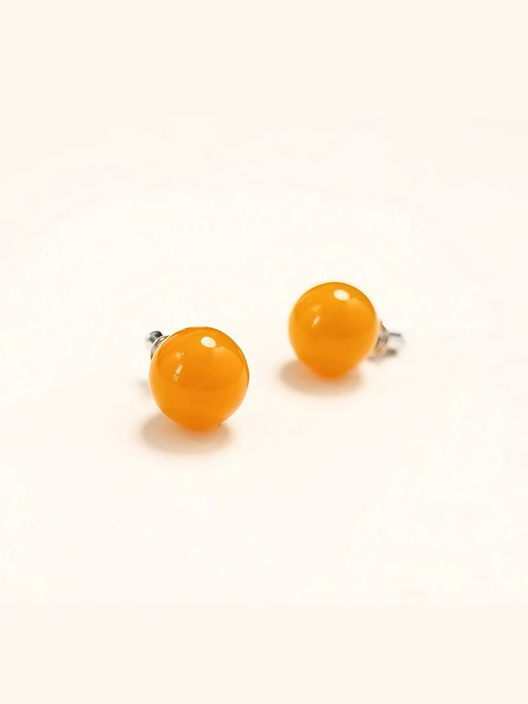 Agate Glow Stud Earrings-Earrings-SoulAdorne