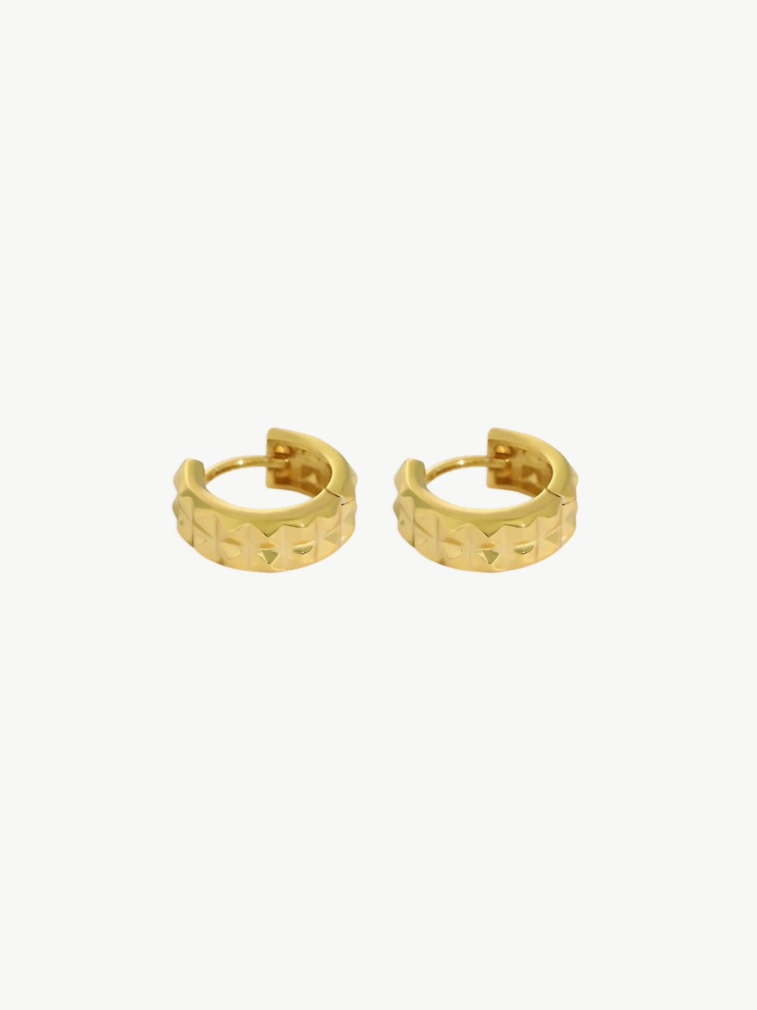 Pyramid Hoops-Earrings-SoulAdorne