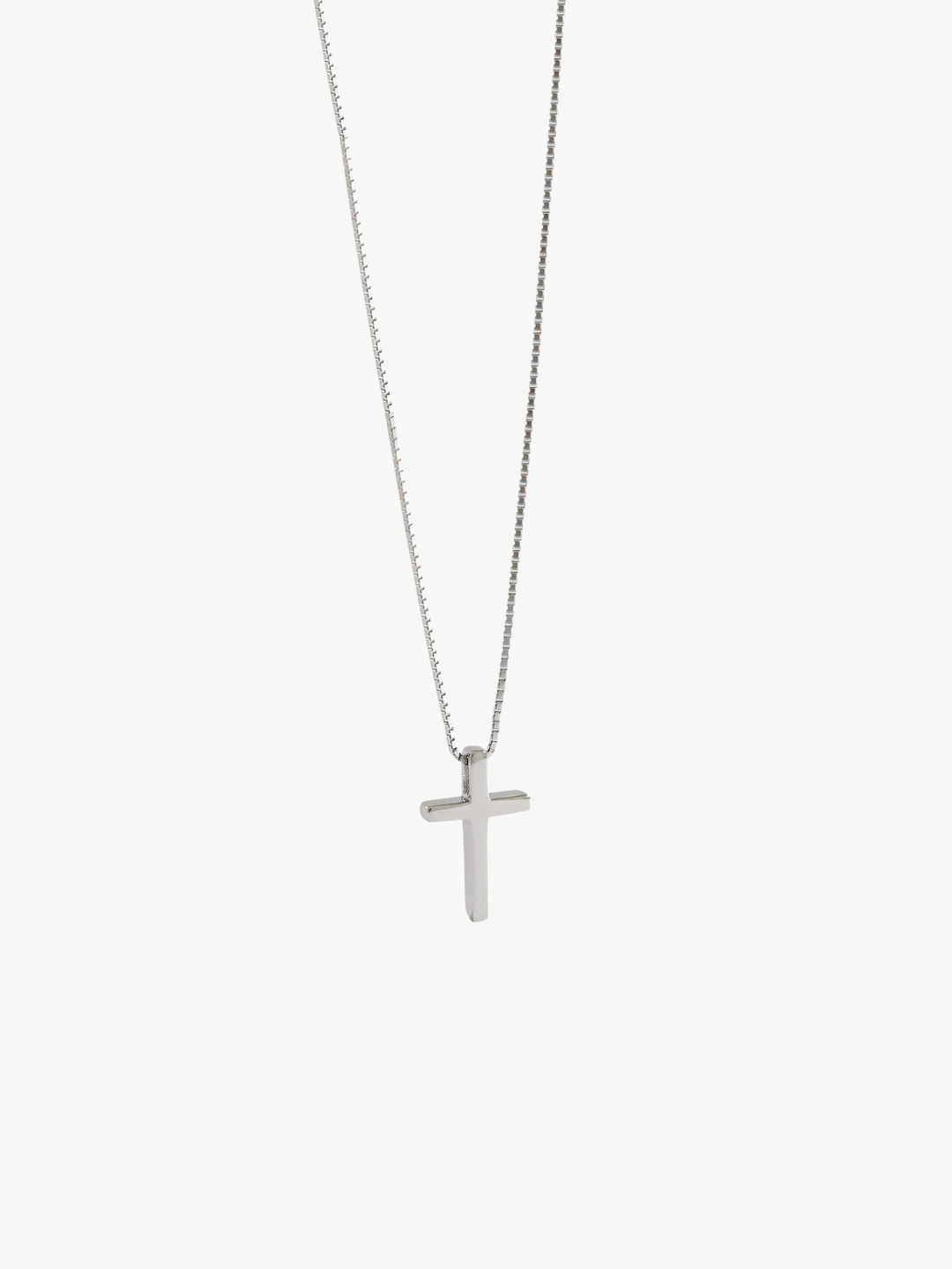 Silver Sanctity Cross Necklace