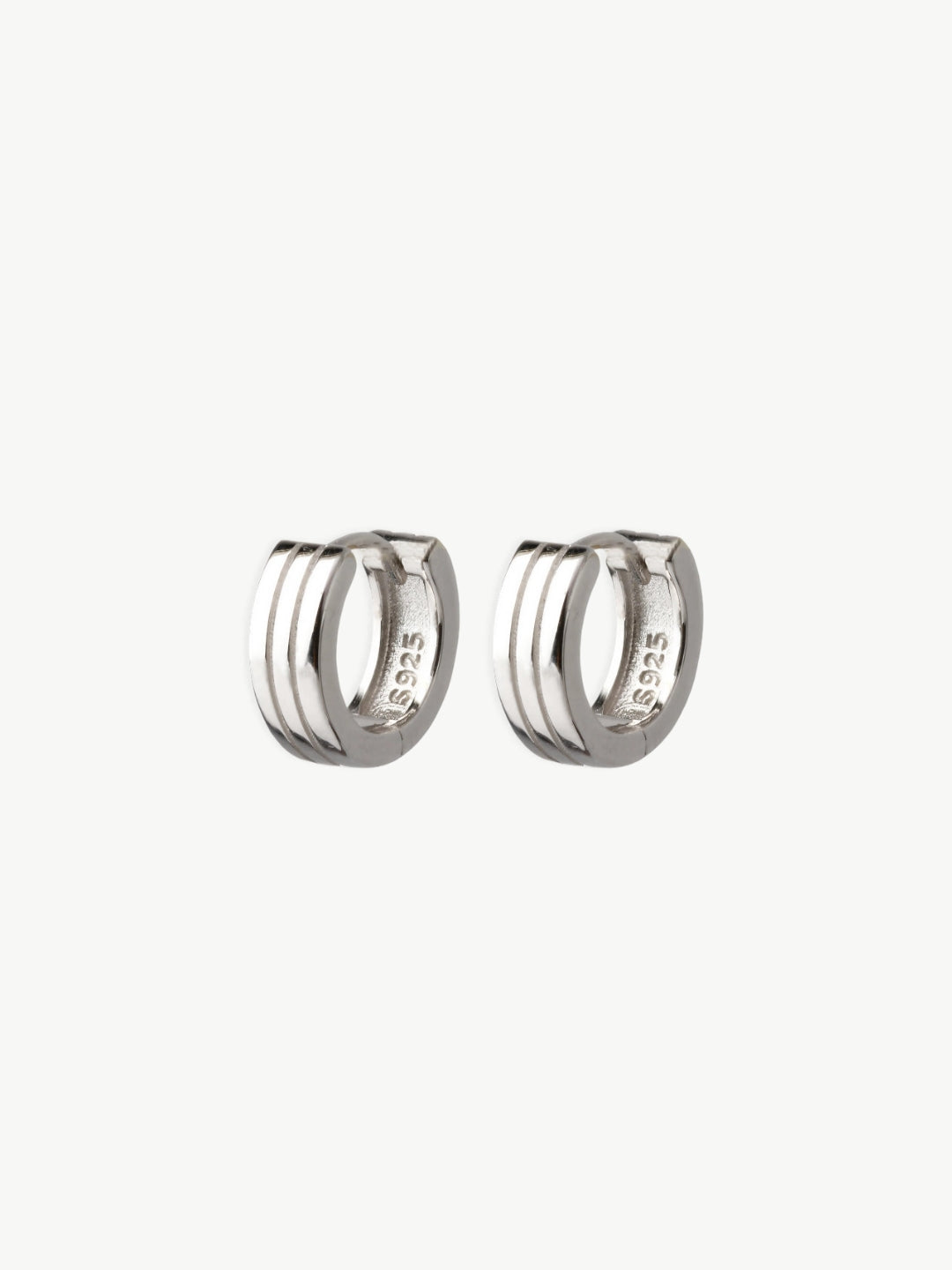 Strata Hoop Earrings-Earrings-SoulAdorne
