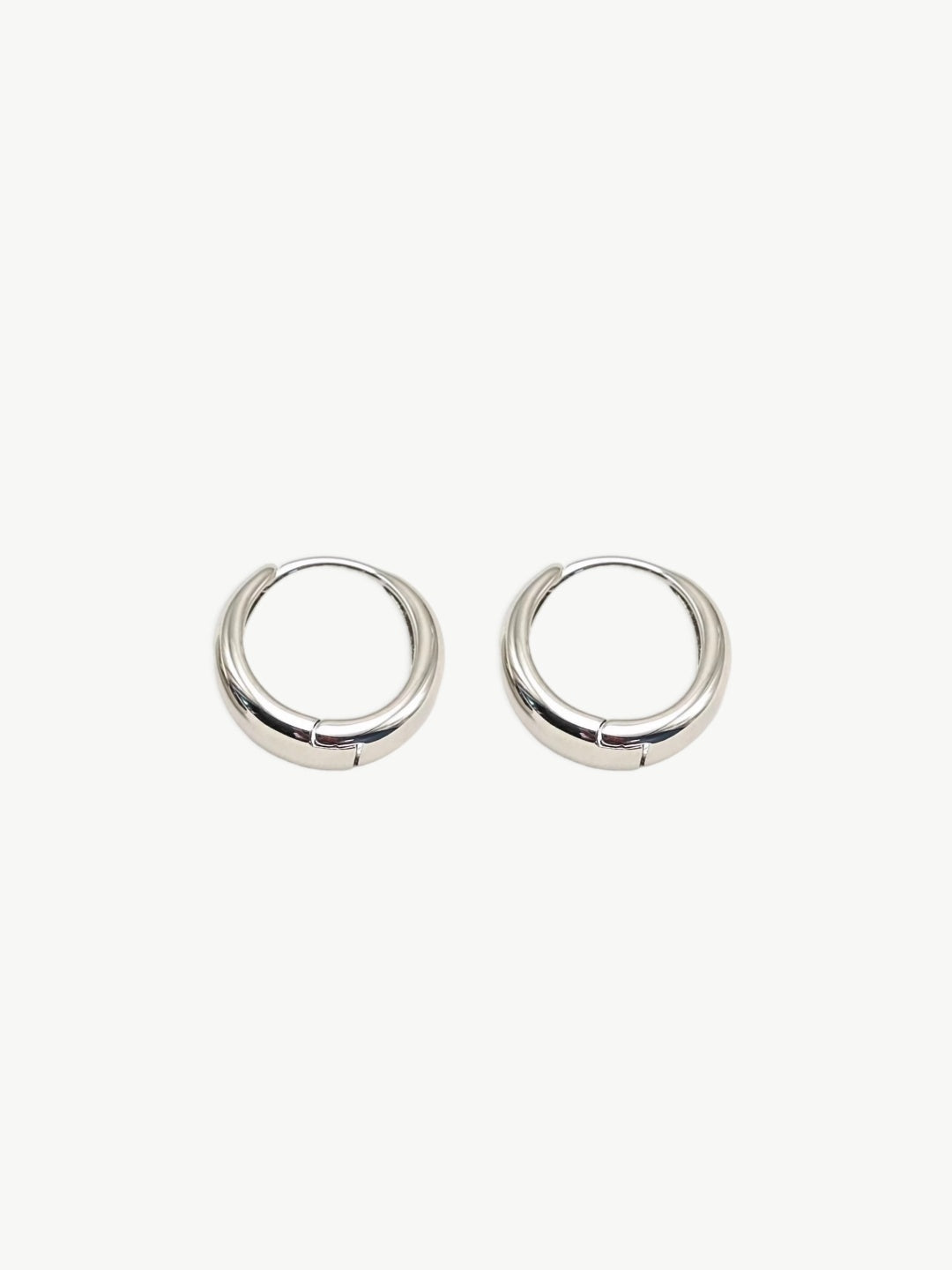 Two-Tone Mirror Shine Hoops-Earrings-SoulAdorne