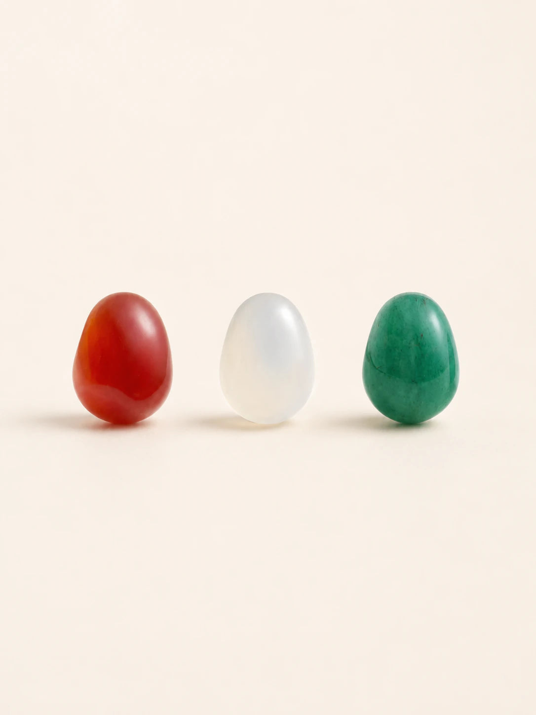 Alternate view of Agate Pebble Stud Earrings