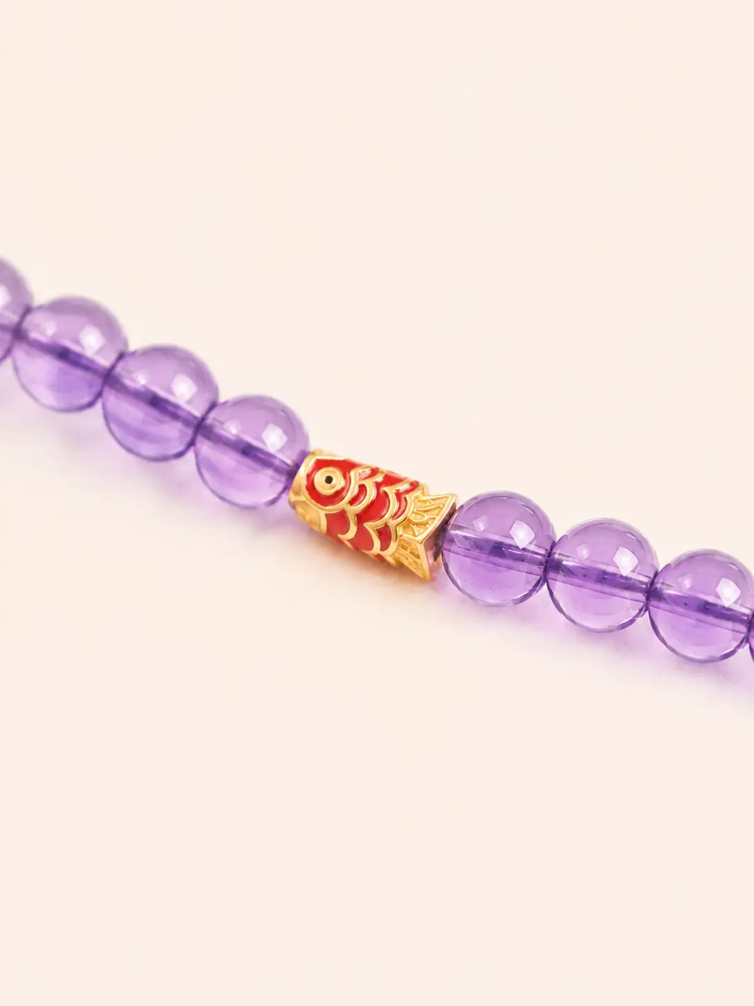 Amethyst Evening Reset Bracelet – Koi Charm