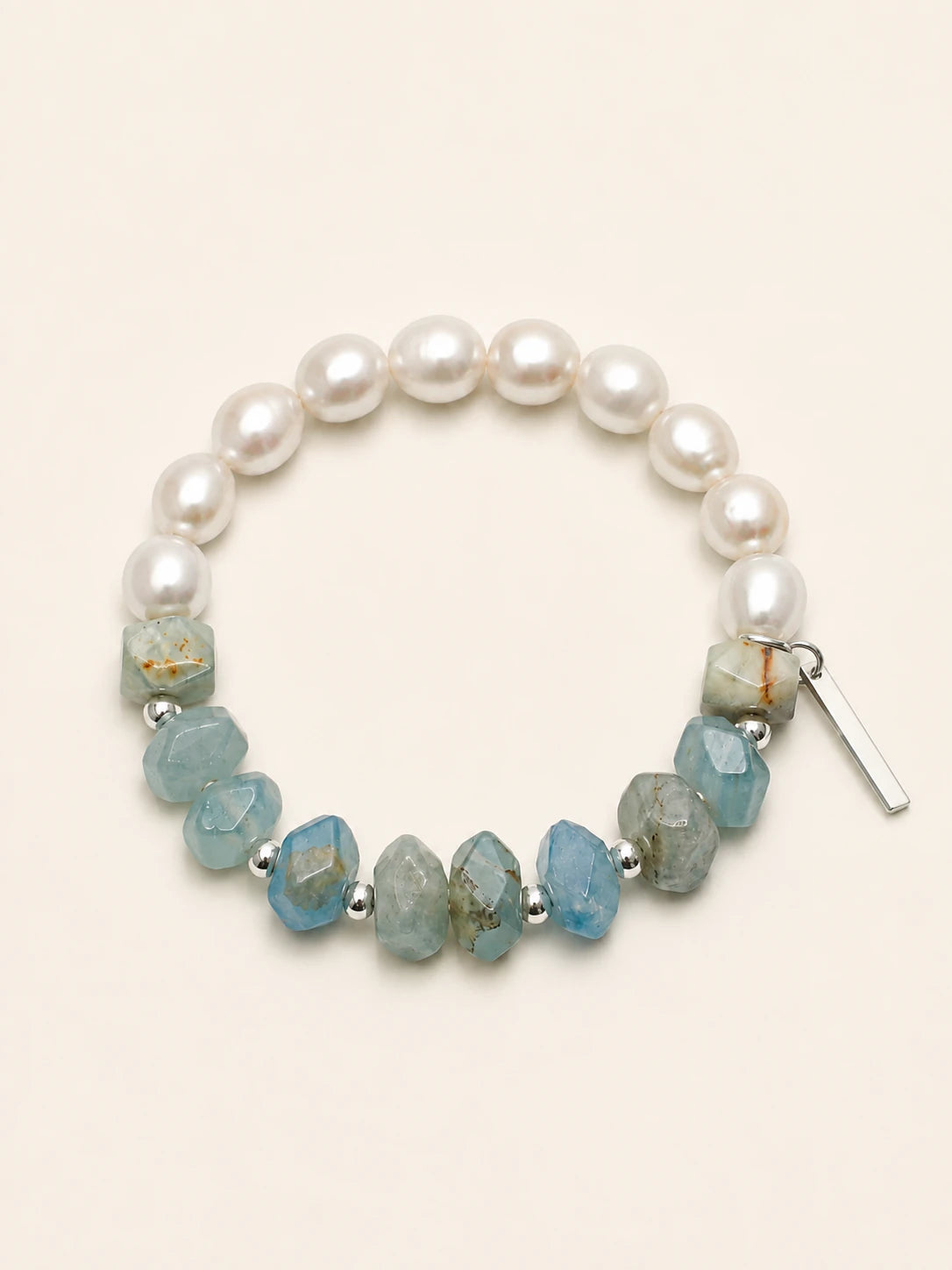 Blue Onyx Mixed-Bead Bracelet