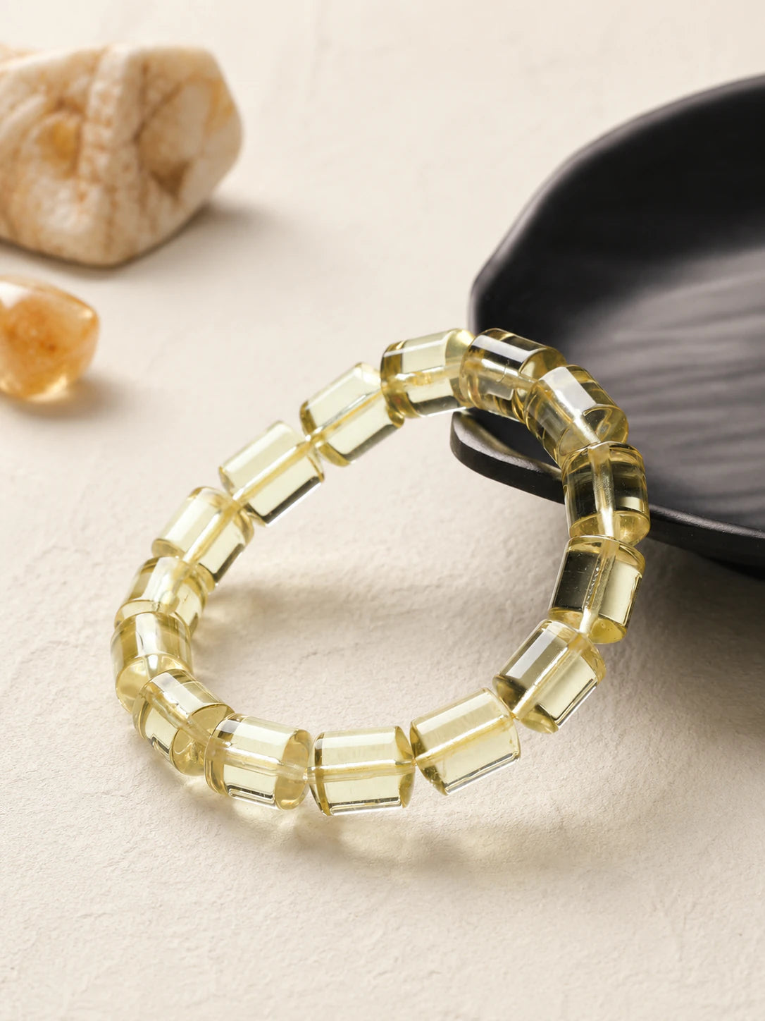 Alternate view of Citrine Barrel-Bead Bracelet