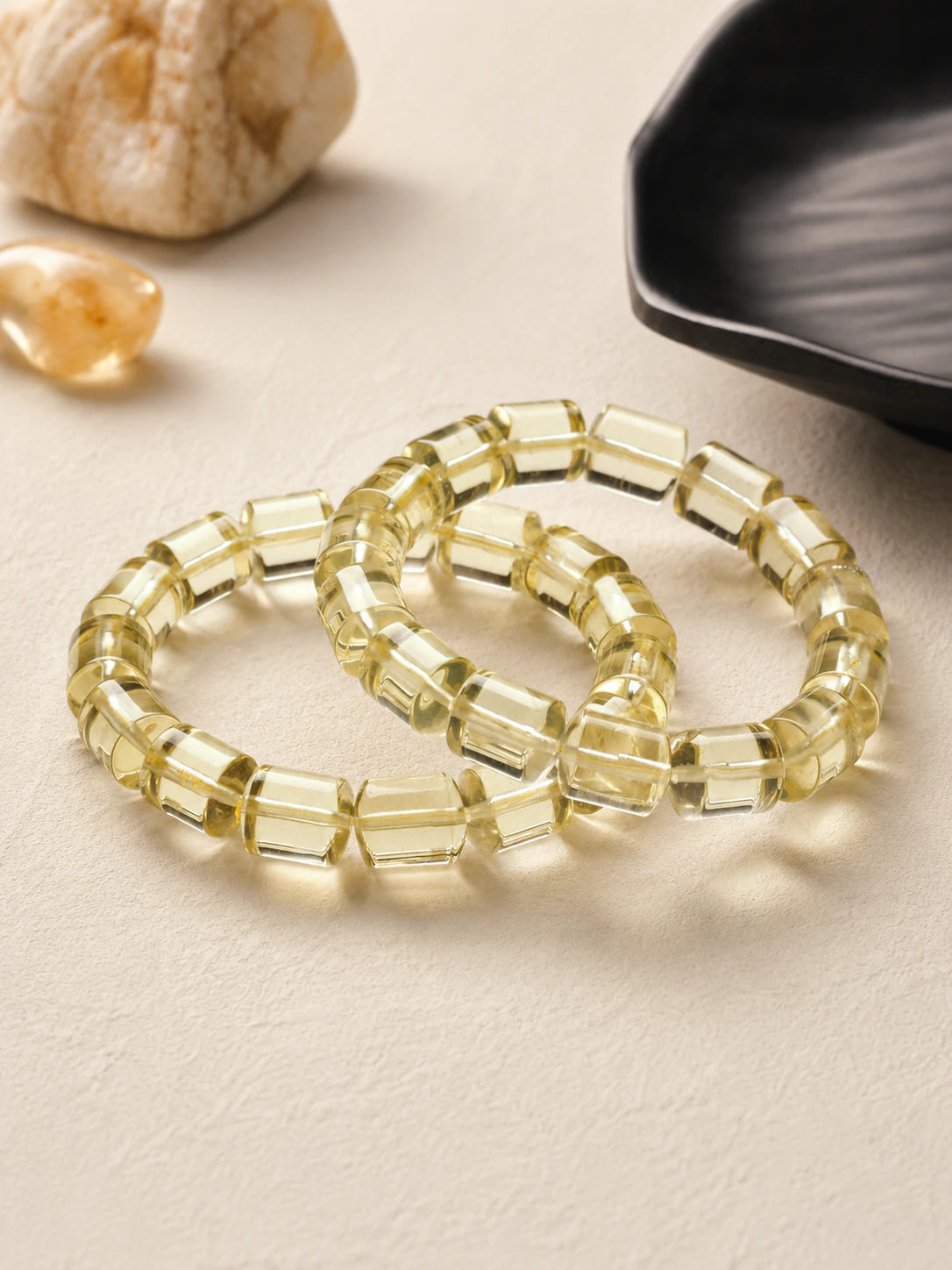 Alternate view of Citrine Barrel-Bead Bracelet