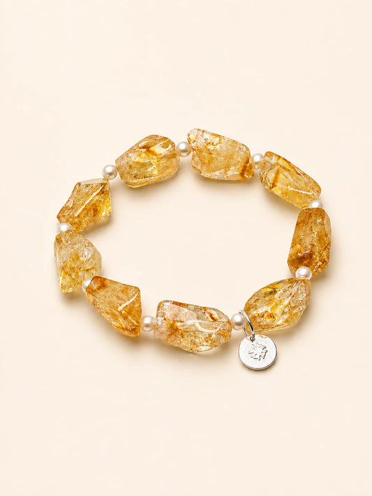 Citrine Mixed-Bead Bracelet